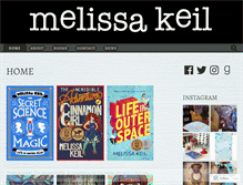 Tablet Screenshot of melissakeil.com